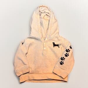 The Black Dog Hoodie Shirt 18 Months Martha's Vineyard Paw Prints